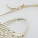 LOUIS VUITTON Monogram Mini Lin Croisette Marina GM Bag Blue M95492 Auth 180370A-14