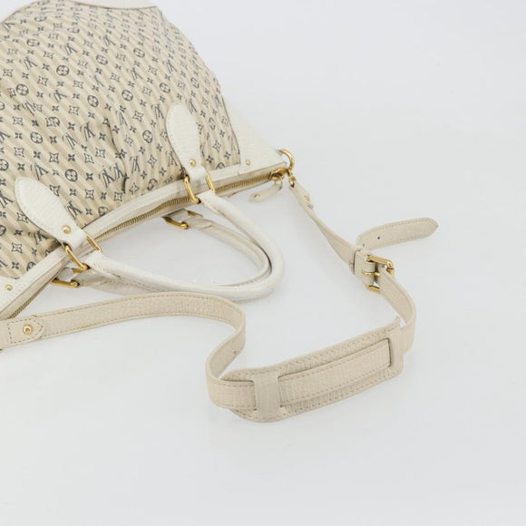 LOUIS VUITTON Monogram Mini Lin Croisette Marina GM Bag Blue M95492 Auth 180370A