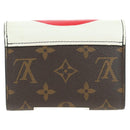 LOUIS VUITTON Kabuki Portefeuille Victorine Wallet Red M67257 Auth 180375M-3