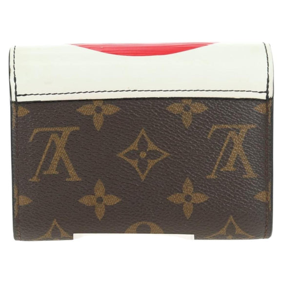 LOUIS VUITTON Kabuki Portefeuille Victorine Wallet Red M67257 Auth 180375M