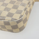 LOUIS VUITTON Damier Azur Pochette Accessoires Pouch N41207 LV Auth 180377-14