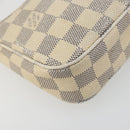 LOUIS VUITTON Damier Azur Pochette Accessoires Pouch N41207 LV Auth 180377-15