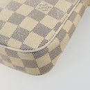 LOUIS VUITTON Damier Azur Pochette Accessoires Pouch N41207 LV Auth 180377-16