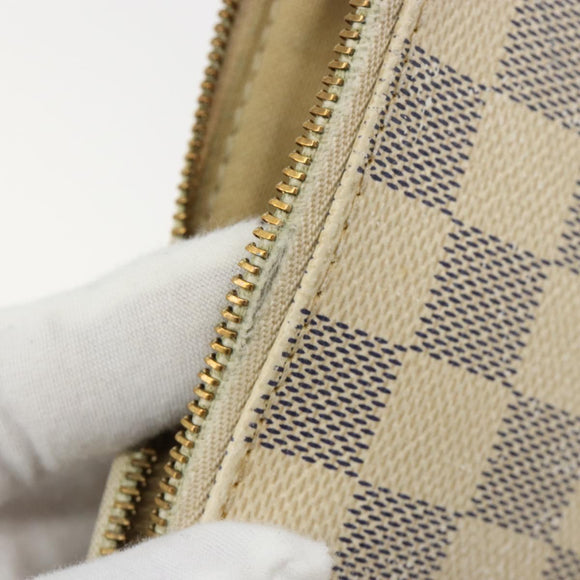 LOUIS VUITTON Damier Azur Pochette Accessoires Pouch N41207 LV Auth 180377