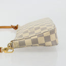 LOUIS VUITTON Damier Azur Pochette Accessoires Pouch N41207 LV Auth 180377-4