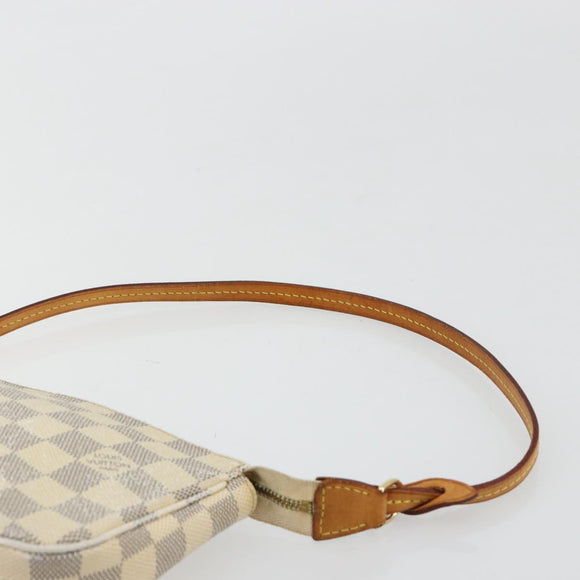 LOUIS VUITTON Damier Azur Pochette Accessoires Pouch N41207 LV Auth 180377