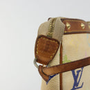 LOUIS VUITTON Monogram Multicolor Pochette Pouch White M92649 LV Auth 180382-10