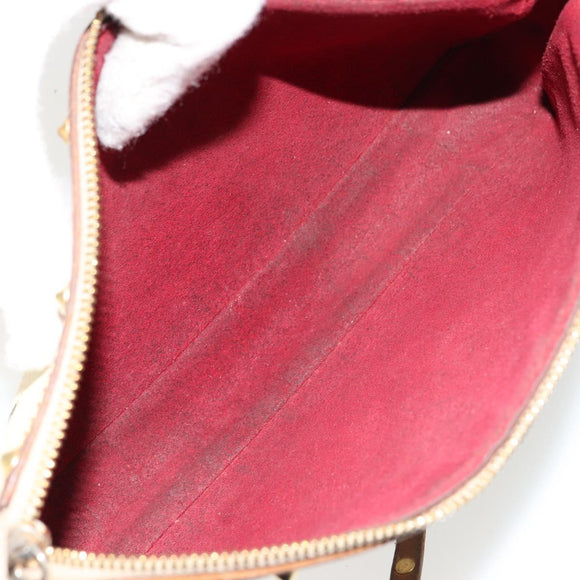 LOUIS VUITTON Monogram Multicolor Pochette Pouch White M92649 LV Auth 180382