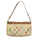 LOUIS VUITTON Monogram Multicolor Pochette Pouch White M92649 LV Auth 180382-13
