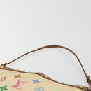 LOUIS VUITTON Monogram Multicolor Pochette Pouch White M92649 LV Auth 180382-8