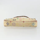 LOUIS VUITTON Monogram Multicolor Pochette Pouch White M92649 LV Auth 180382-5