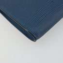 LOUIS VUITTON Epi Pochette Accessoires Pouch Blue M52985 LV Auth 180384-14