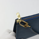LOUIS VUITTON Epi Pochette Accessoires Pouch Blue M52985 LV Auth 180384-10