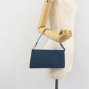 LOUIS VUITTON Epi Pochette Accessoires Pouch Blue M52985 LV Auth 180384-20