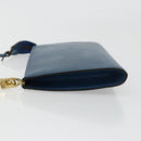 LOUIS VUITTON Epi Pochette Accessoires Pouch Blue M52985 LV Auth 180384-4