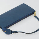 LOUIS VUITTON Epi Pochette Accessoires Pouch Blue M52985 LV Auth 180384-6