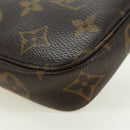 LOUIS VUITTON Monogram Mini Pochette Accessoires Beutel N41667 LV Auth 180386M-18