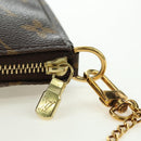 LOUIS VUITTON Monogram Mini Pochette Accessoires Beutel N41667 LV Auth 180386M-9