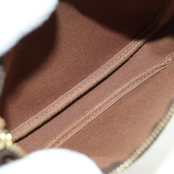 LOUIS VUITTON Monogram Mini Pochette Accessoires Beutel N41667 LV Auth 180386M