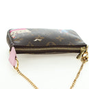 LOUIS VUITTON Monogram Mini Pochette Accessoires Beutel N41667 LV Auth 180386M-6