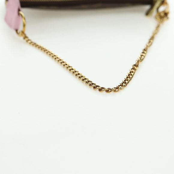 LOUIS VUITTON Monogram Mini Pochette Accessoires Beutel N41667 LV Auth 180386M