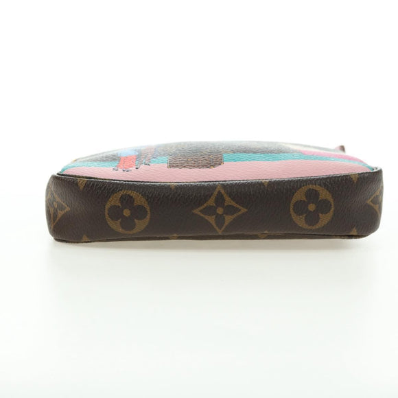 LOUIS VUITTON Monogram Mini Pochette Accessoires Beutel N41667 LV Auth 180386M