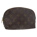 LOUIS VUITTON Monogram Pochette Cosmetic PM Etui M43998 LV Auth 180387-1