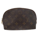 LOUIS VUITTON Monogram Pochette Cosmetic PM Etui M43998 LV Auth 180387-13