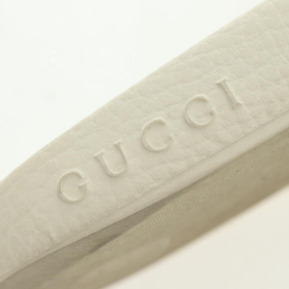 GUCCI Micro GG Supreme Disney Sandalen PVC Beige Gold Auth 180388M