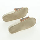 GUCCI Micro GG Supreme Disney Sandals PVC Beige Gold Auth 180388M-8