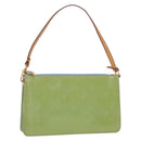 LOUIS VUITTON Monogram Vernis Lexington Pouch Baby Blue M91011 LV Auth 180389A-1