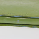 LOUIS VUITTON Monogram Vernis Lexington Pouch Baby Blue M91011 LV Auth 180389A-6
