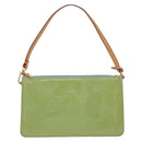 LOUIS VUITTON Monogram Vernis Lexington Pouch Baby Blue M91011 LV Auth 180389A-13