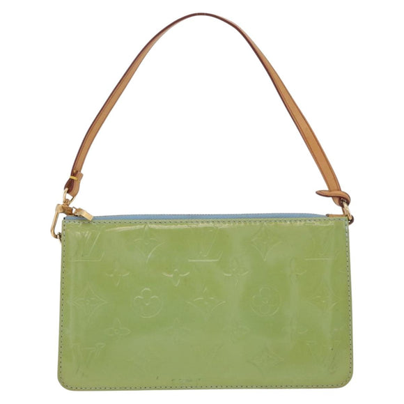 LOUIS VUITTON Monogram Vernis Lexington Pouch Baby Blue M91011 LV Auth 180389A