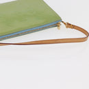 LOUIS VUITTON Monogram Vernis Lexington Pouch Baby Blue M91011 LV Auth 180389A-8