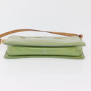 LOUIS VUITTON Monogram Vernis Lexington Pouch Baby Blue M91011 LV Auth 180389A-5