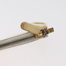 LOUIS VUITTON Monogram Multicolor Pochette Cles Purse White M92655 Auth 180390-9