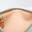 LOUIS VUITTON Monogram Multicolor Pochette Cles Purse White M92655 Auth 180390-10