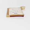 LOUIS VUITTON Monogram Multicolor Pochette Cles Purse White M92655 Auth 180390-3