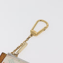 LOUIS VUITTON Monogram Multicolor Pochette Cles Purse White M92655 Auth 180390-7
