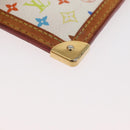 LOUIS VUITTON Monogram Multicolor Pochette Cles Purse White M92655 Auth 180390-8