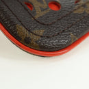 LOUIS VUITTON Monogram Perfo Pochette Cles Coin Purse Orange M95222 Auth 180394M-7