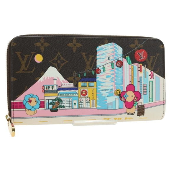 LOUIS VUITTON Monogram Vivienne Zippy Wallet Long Wallet M81630 LV Auth 180396M