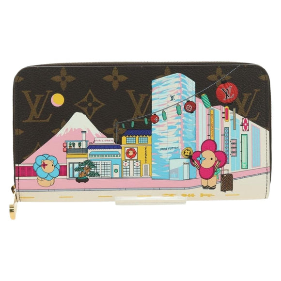 LOUIS VUITTON Monogram Vivienne Zippy Wallet Long Wallet M81630 LV Auth 180396M