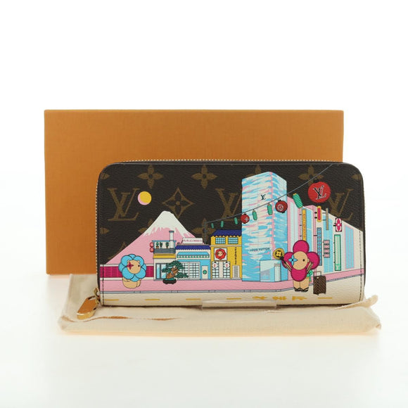 LOUIS VUITTON Monogram Vivienne Zippy Wallet Long Wallet M81630 LV Auth 180396M