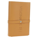 HERMES Postcard Set Visionaire 32 Playing Cards Leather Beige Auth 180397M-1