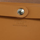 HERMES Postcard Set Visionaire 32 Playing Cards Leather Beige Auth 180397M-9