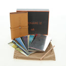 HERMES Postcard Set Visionaire 32 Playing Cards Leather Beige Auth 180397M-12