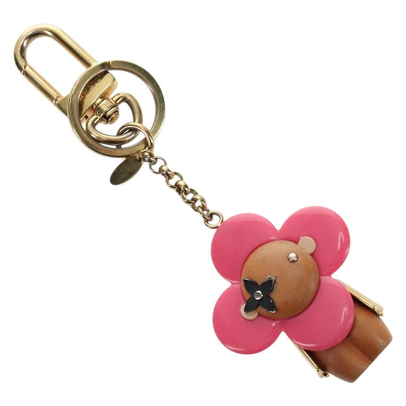 LOUIS VUITTON Porte Clés Vivienne Charm Metall Goldfarben M67298 LV Auth 180398M