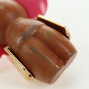 LOUIS VUITTON Porte Clés Vivienne Charm Metall Goldfarben M67298 LV Auth 180398M-8